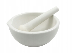 Moździerz porcelanowy fi 125 mm z tłuczkiem